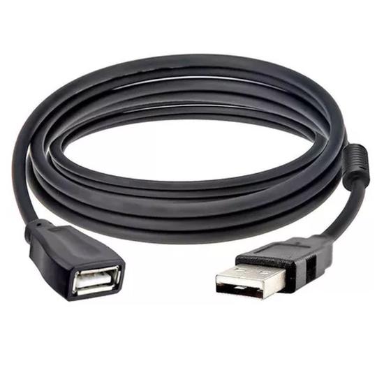 Imagem de Cabo extensão usb 2.0 macho x fêmea de 3 metros