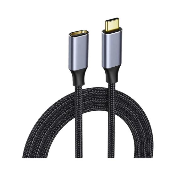 Imagem de Cabo Extensão USB-C 5A PD 100W - Conector 90 Graus