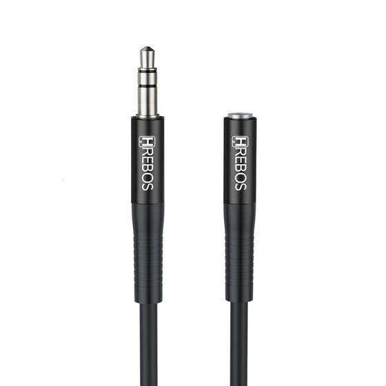 Imagem de Cabo Extensor de Áudio P2 Com 1 Metro HREBOS HS-233
