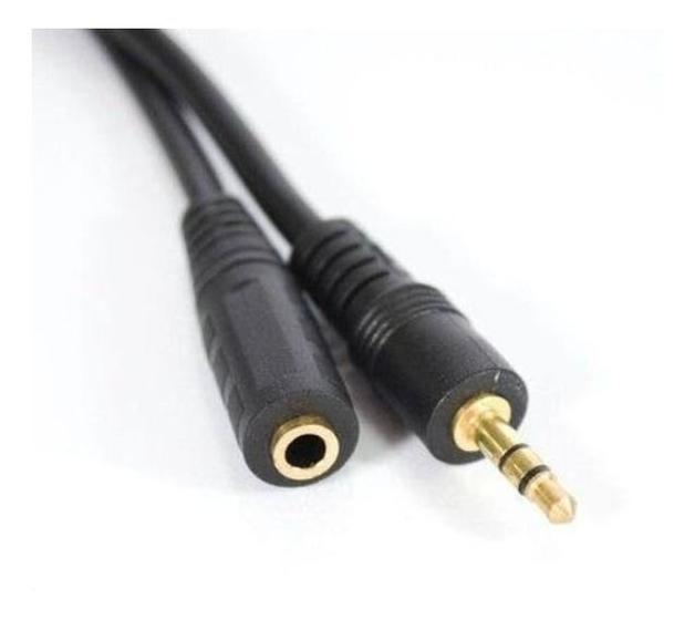 Imagem de Cabo Extensor Extensao Fone P2 Macho X Femea 1,5 Metros