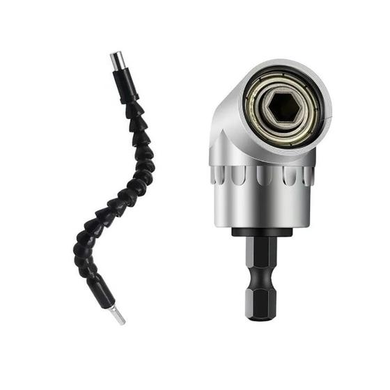 Imagem de Cabo Extensor Flexível e Adaptador Angular P/ Parafusadeira