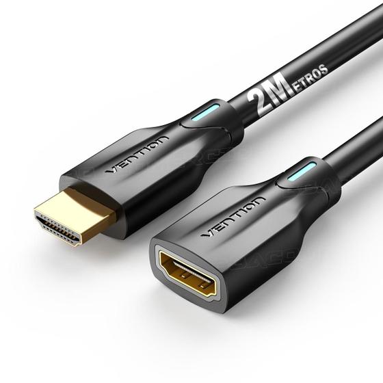 Imagem de Cabo Extensor HDMI 2.1 Gamer 2 Metros 8K 60hz 4K 120Hz 48Gbp