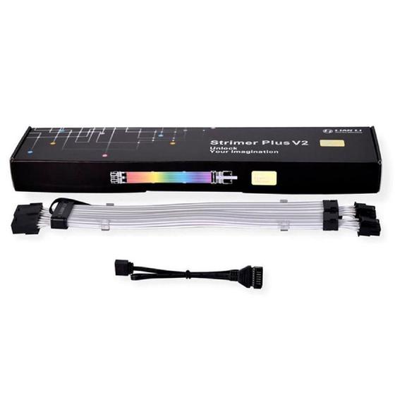 Imagem de Cabo Extensor Lian Li Strimer Plus V2, RGB, 8 Pinos