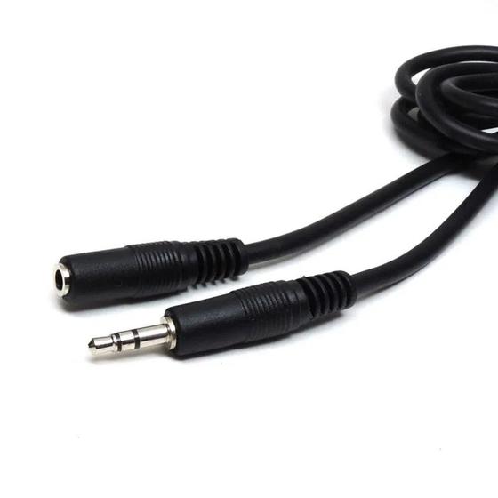 Cabo Extensor P2 Macho x P2 Fêmea Stereo 2,0 Metros Menor preço em Cabo Extensor P2 Macho x P2 Fêmea Stereo 2,0 Metros