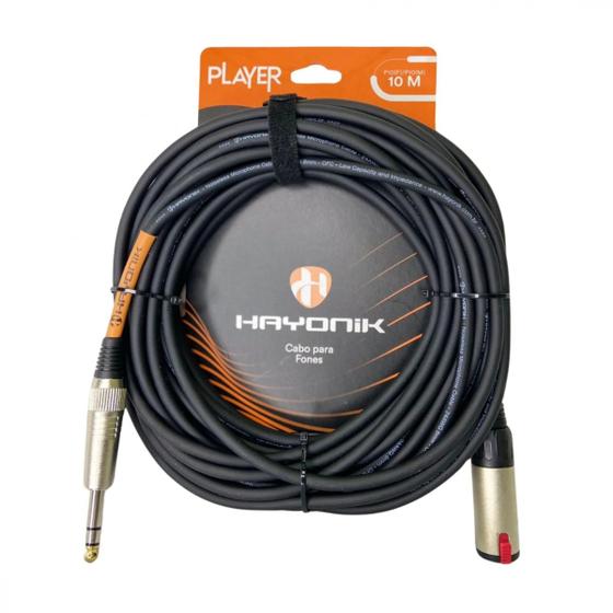 Imagem de Cabo Extensor Player P10 (F) X P10 (M) 10M Preto Hayonik