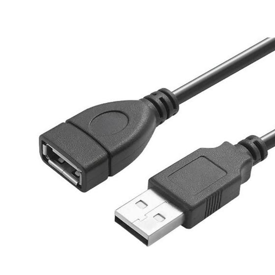 Cabo Extensor USB 2.0 AM/AF 2,0 Metros Menor preço em Cabo Extensor USB 2.0 AM/AF 2,0 Metros