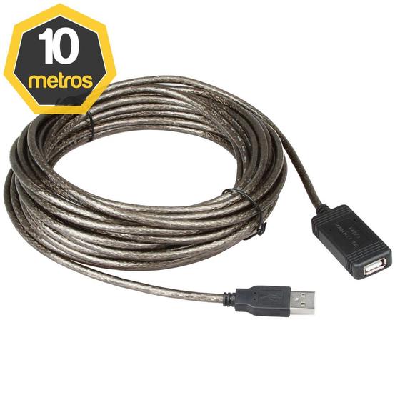Imagem de Cabo Extensor USB 2.0 Ativo de 10 Metros