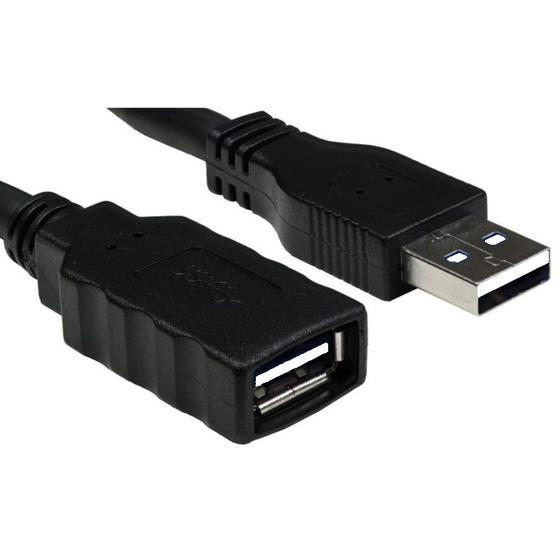 Menor preço em Cabo Extensor USB 2.0 Macho X Femea 2 Metros Extensão USB 2