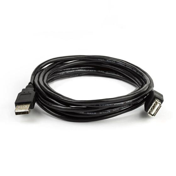 Imagem de Cabo Extensor USB Macho Fêmea - 3 Metros