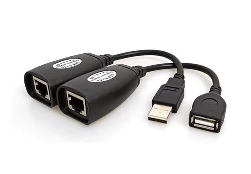 Imagem de Cabo Extensor USB via Cabo RJ45 Cat5/Cat6 - Até 45 Metros