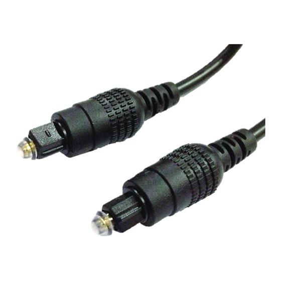 Imagem de Cabo Fibra Optica Para Audio 2,2Mm Toslink/ Toslink 5M Preto