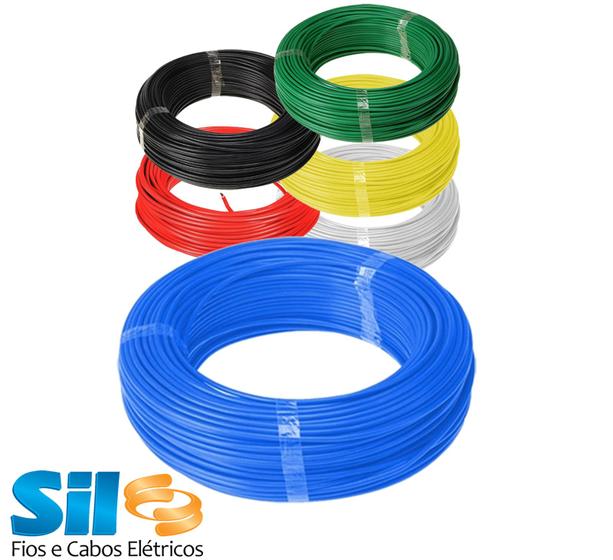 Imagem de Cabo Fio Flexível Sil Cores - 2,5mm Rolo Com 20 Metros