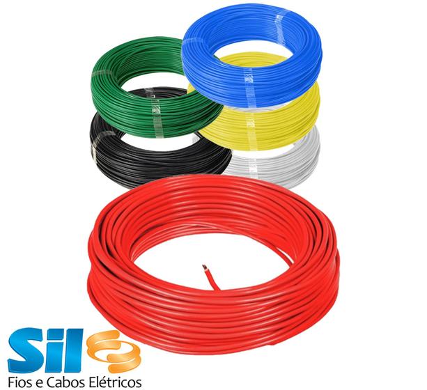 Imagem de Cabo Fio Flexível Sil Cores - 2,5mm Rolo Com 30 Metros