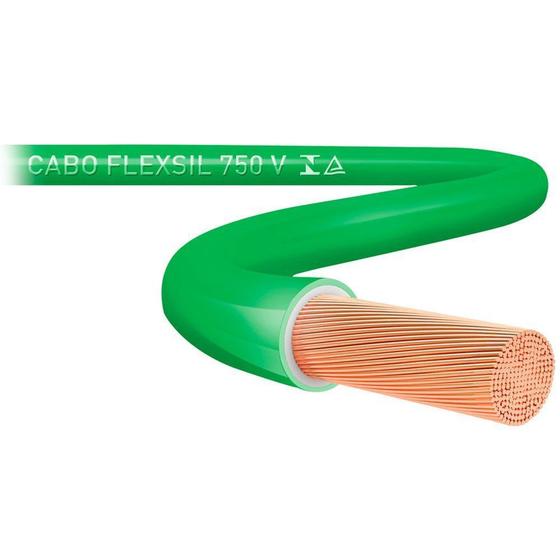 Imagem de Cabo Flex 750V 2,5mm Verde Rolo 10Mt - Sil