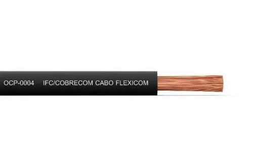 Imagem de Cabo flexicom 4,0mm preto rl c/ 50mts (cobrecom)