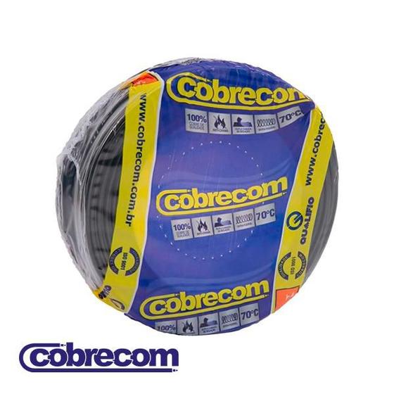 Imagem de Cabo Flexicom 750V - 10,00mm² Preto - Cobrecom