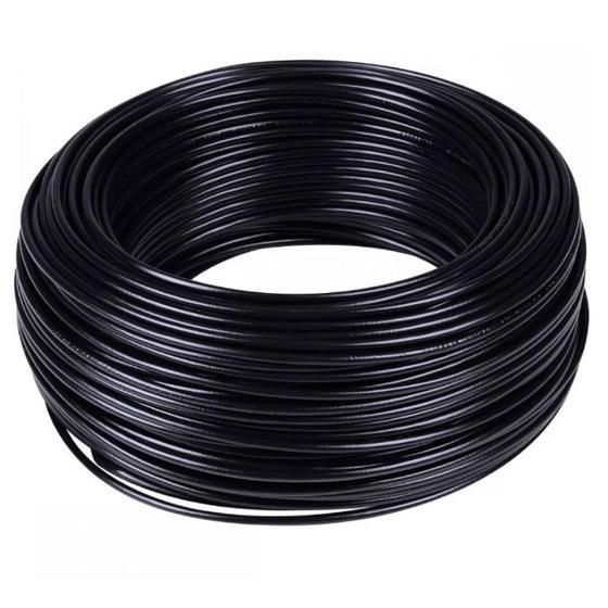 Imagem de Cabo flexível 0,5mm preto 750v - 100mts - condutores nbr