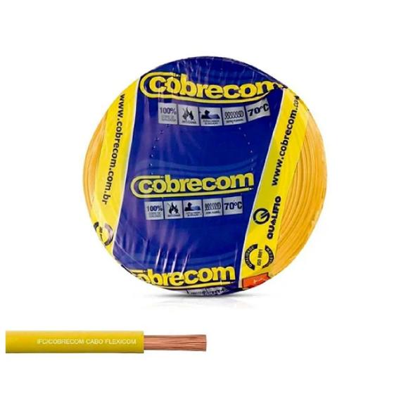 Imagem de Cabo Flexivel 1.5MM Amarelo 750V Rolo 100 Metros - COBRECOM