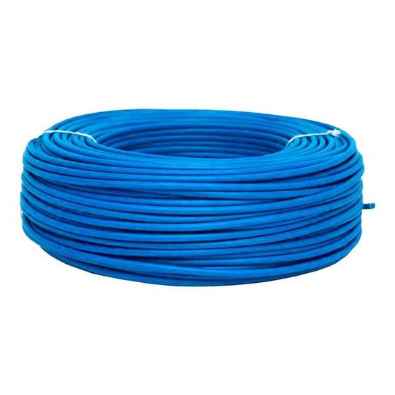 Imagem de Cabo Flexivel 10,00Mm 750V Azul Rolo Com 50 Metros Corfio