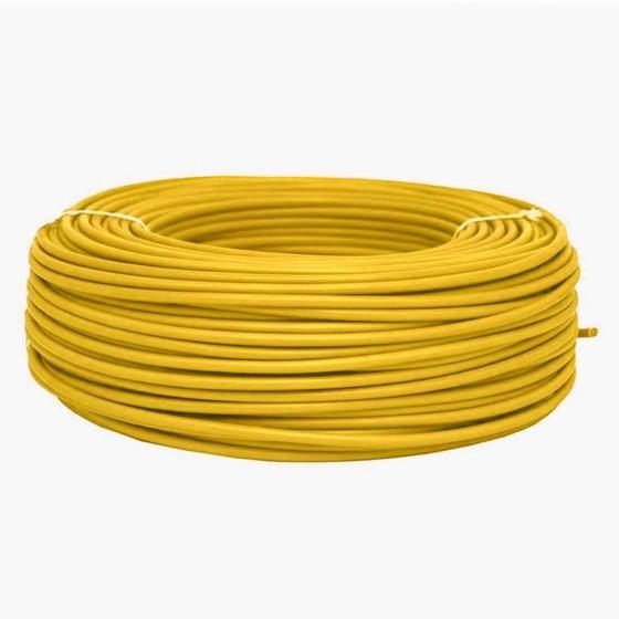 Imagem de Cabo Flexivel 1,00Mm 750V Amarelo Rolo Com 200 Metros Corfio