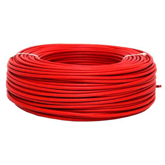 Imagem de Cabo Flexivel 4,00Mm 750V Vermelho Rolo Com 15 Metros Corfio