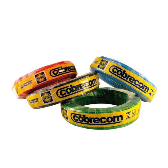 Cabo Flexível com até 750V 1,5mm branco 100 metros Cobrecom Menor preço em Cabo Flexível com até 750V 1,5mm branco 100 metros Cobrecom