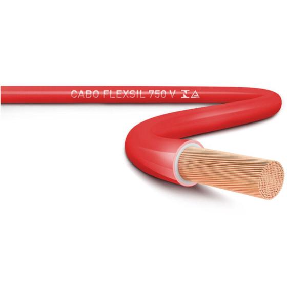 Imagem de Cabo Flexivel Flexsil 750v 2,50mm 100m Vermelho