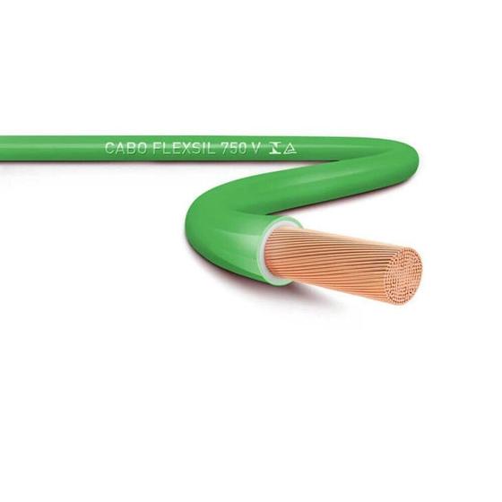 Imagem de Cabo Flexível Flexsil Sil 1,5 mm², 750V, Verde, 25 metros