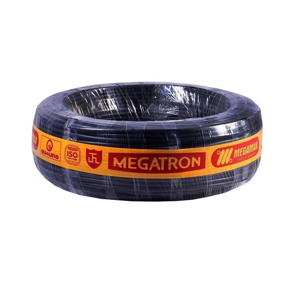 Cabo Flexível Megatron 16MMx100M Rolo 750V Preto Menor preço em Cabo Flexível Megatron 16MMx100M Rolo 750V Preto