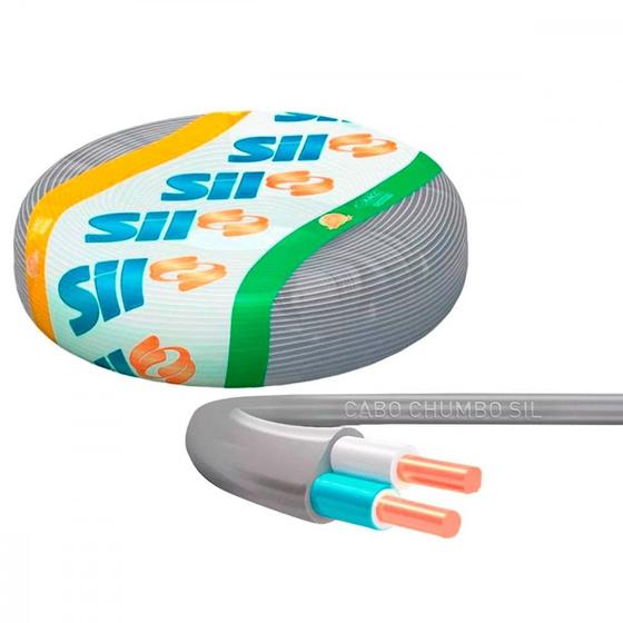 Imagem de Cabo Flexivel Plast-Chumbo Sil 2X1,50Mm Com 100M