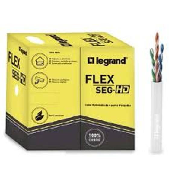 Imagem de Cabo flexseg hd 4p 26awg pvc branco - legrand