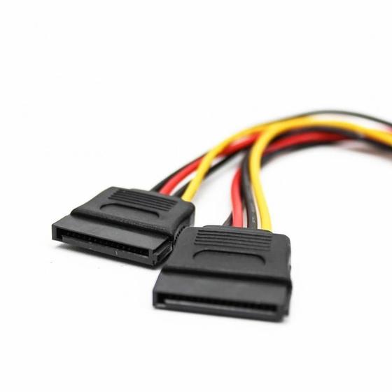 Cabo Força Y Para Fonte Energia Sata Duplo 15cm 5 018-9991 - 5 Menor preço em Cabo Força Y Para Fonte Energia Sata Duplo 15cm 5 018-9991 - 5