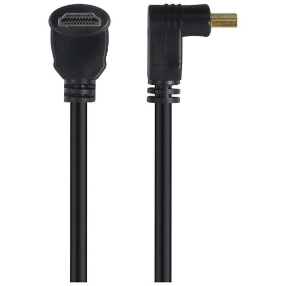 Imagem de Cabo Hdmi 2.0 4K Ultra Hd 3D Conectores 90 2M H20B90-2