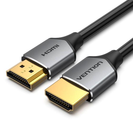 Imagem de Cabo HDMI 2.0 Slim Fino Fullhd 4K Tv Blindado 50cm Vention