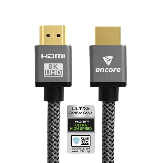 Imagem de Cabo HDMI 2.1 8K Com Certificado Ultra High Speed Encore