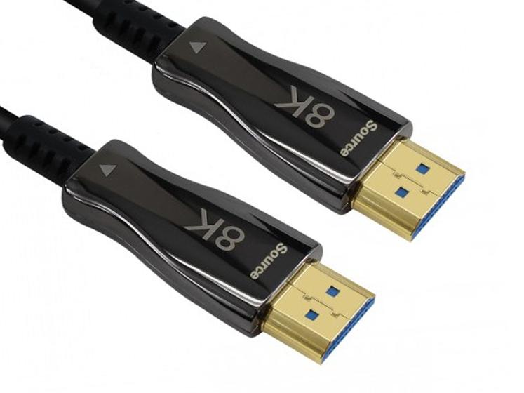Imagem de Cabo hdmi 2.1 8k ultra hd fibra óptica de 20 metros 