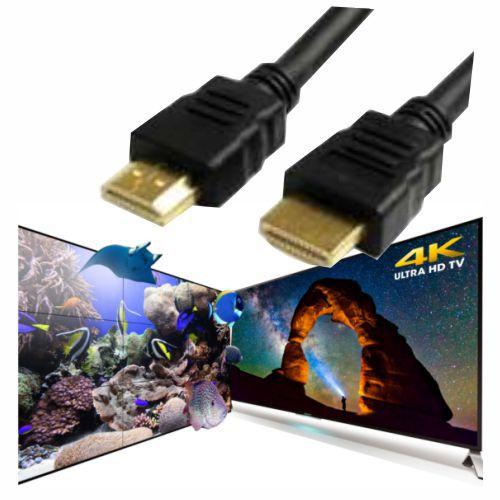 Menor preço em Cabo HDMI 2 metros 1.4 HDTV 3D 4K Rohs 1986r