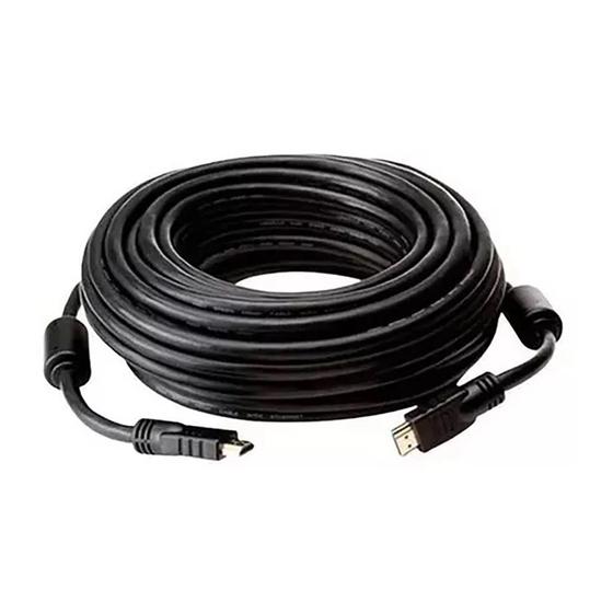 Imagem de Cabo Hdmi 4K Ultra Hd c/ Filtro 28Awg Dourado 2.0V 20M