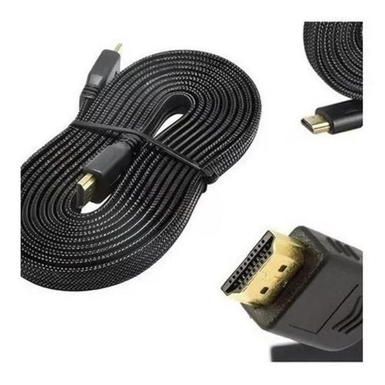 Imagem de Cabo Hdmi 5 Metros Full Hd Blindado Tv Pc