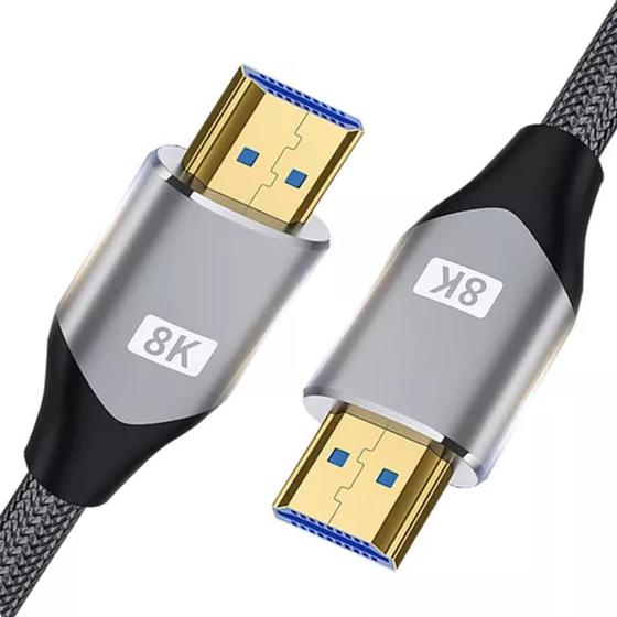 Imagem de Cabo hdmi 8k versão 2.1 5 metros 5m full hd 166hz 4K