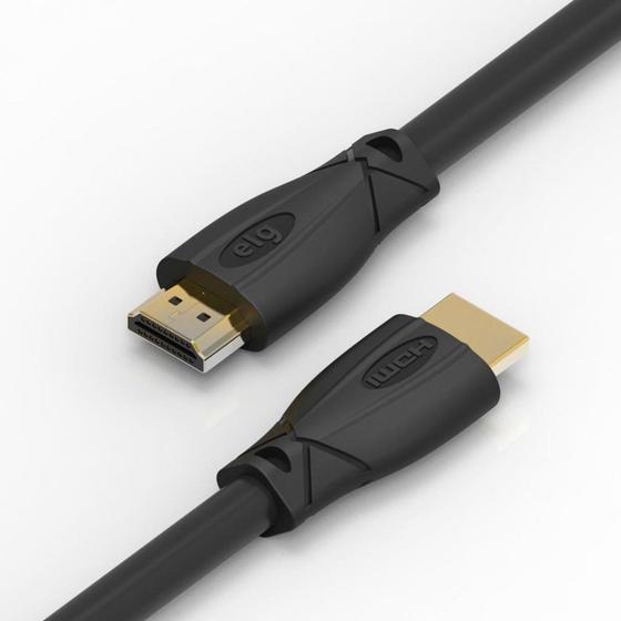 Imagem de Cabo HDMI ELG Versão 2.0 4K Ultra HD Alta Performance HD25 2,5 Metros