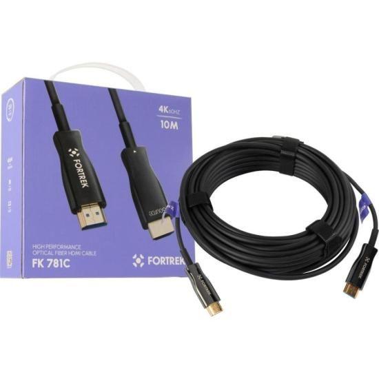 Imagem de Cabo HDMI Fibra Óptica 4k FK 781C 10m Fortrek F002