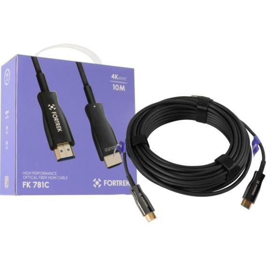 Imagem de Cabo HDMI Fibra Óptica 4k FK 781C 10m Fortrek