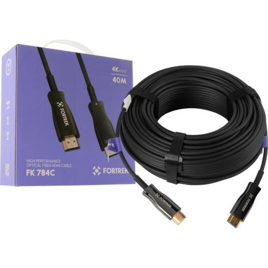 Imagem de Cabo HDMI Fibra Óptica 4k FK 784C 40m Fortrek