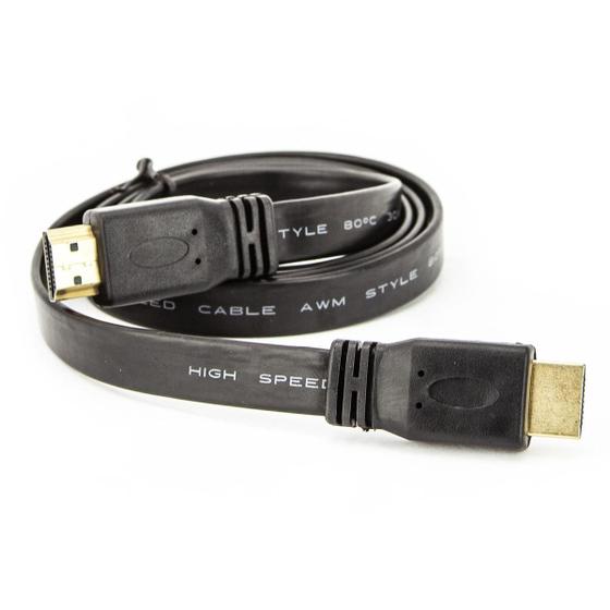 Imagem de Cabo Hdmi Flat 2.0 - 8 Metros - Kit Com 5