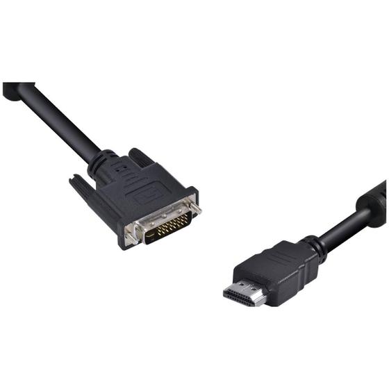 Imagem de Cabo Hdmi Macho Para Dvi-d 24+1 Pinos 2 Metros Hdmi-2