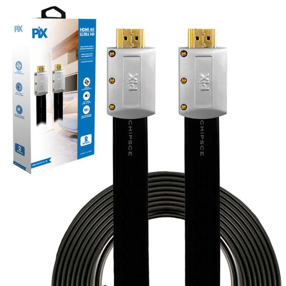 Cabo Hdmi Para Conduíte Desmontável 2 Metros - Original Pix Menor preço em Cabo Hdmi Para Conduíte Desmontável 2 Metros - Original Pix
