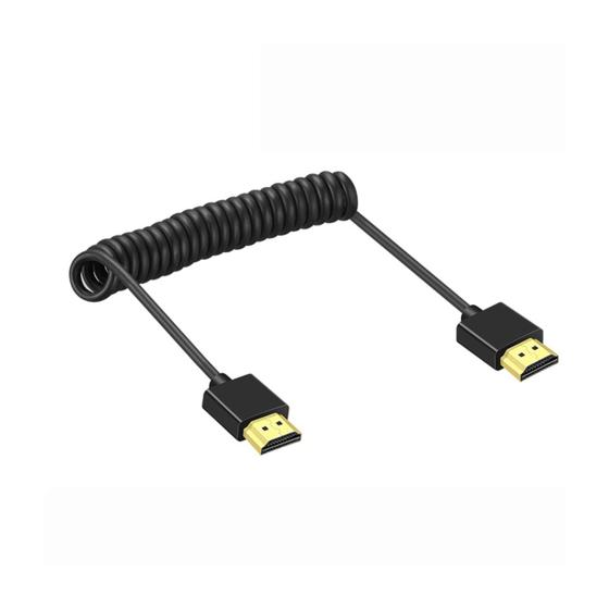 Imagem de Cabo HDMI para HDMI Espiral Enrolado Dex 1,8m 4K Ultra HD 3D