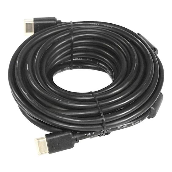 Imagem de Cabo Hdmi Premium Gold 4k 3d 10 Mts Full Hd Original