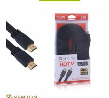 Imagem de Cabo HDMI Preto  10 Metros, 4K UHD, Versão 1.4  Qualidade de Imagem e Som Impecáveis